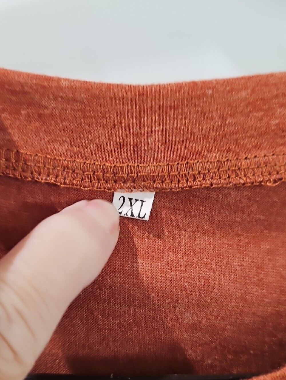 Women's Orange 'Tis The Season' Short-Sleeve Graphic Tee - Picture 3 of 3